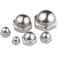 OEM M4 M10 Carbon Steel Nickel Plated Cap Nut